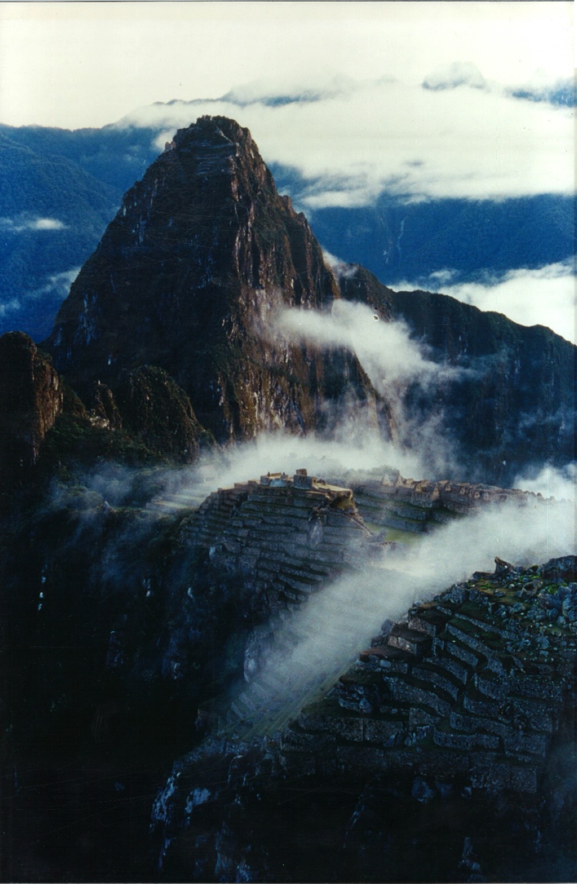 Machu Picchu in the clouds
