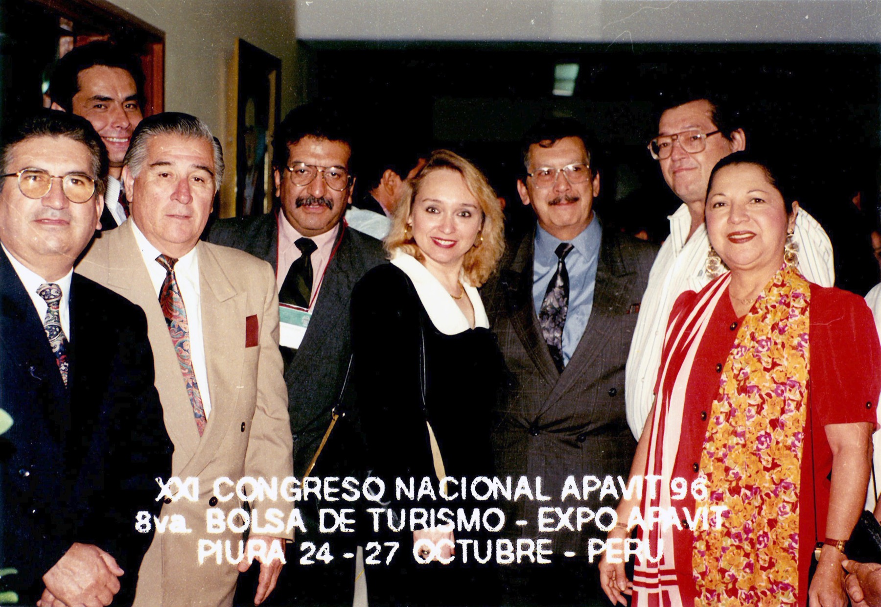 Cusco delegation at the 21st APAVIT National Congress, Piura 1996