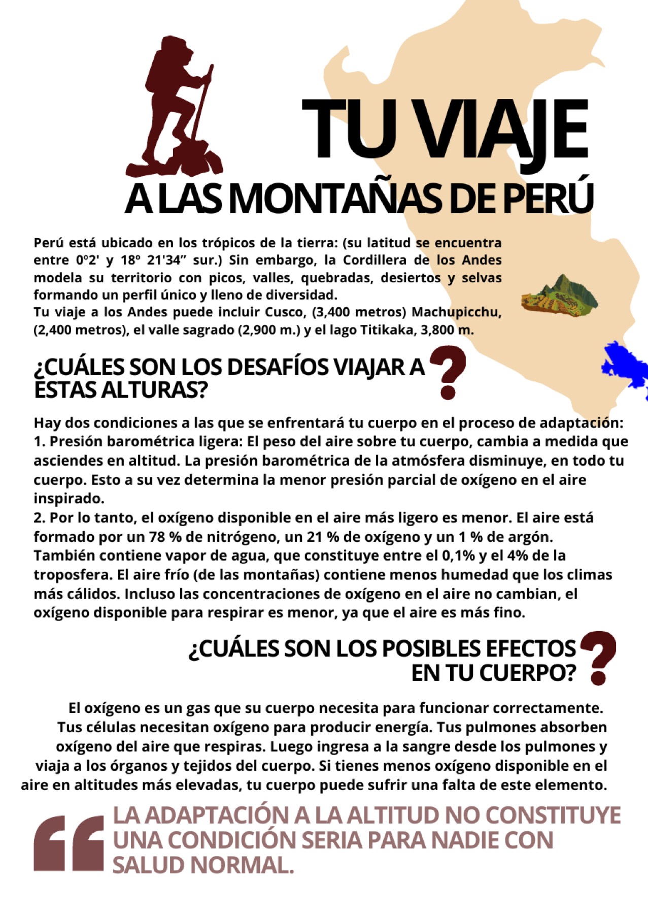 Tu viaje a las montañas de Perú, página 1