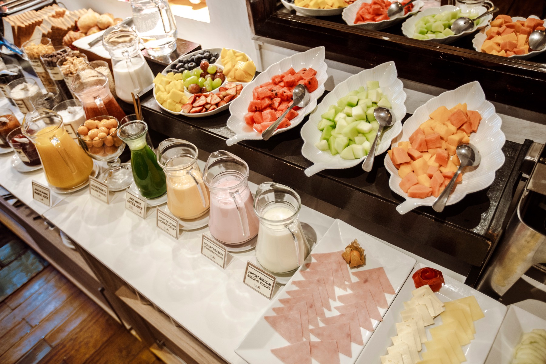 Buffet breakfast at Tika